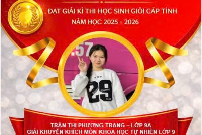 🌟 Trường THCS Doãn Khuê tự hào thành tích học sinh giỏi cấp tỉnh – Dấu ấn từ địa phương xã Quỹ Nhất 🌟
