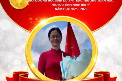 🎉 TRƯỜNG THCS DOÃN KHUÊ VINH DANH GIÁO VIÊN VÀ HỌC SINH ĐẠT THÀNH TÍCH ĐẤU TRƯỜNG TOÁN HỌC VIOEDU TỈNH NINH BÌNH NĂM HỌC 2025–2026 🎉